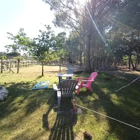 Glamping Tipi Coloré à La Ferme à La Le Porge